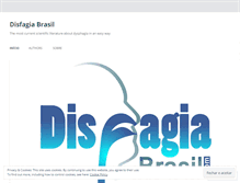 Tablet Screenshot of disfagiabrasil.com